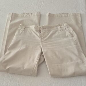 Old Navy Corduroy Stretch Cream Pants